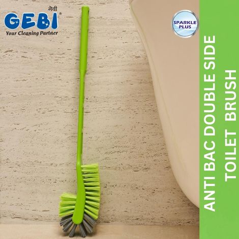 Gebi Sparkle Plus Antibacterial Mega Dual Action Toilet Brush