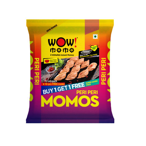 Wow! Veg Peri Peri Momo Buy 1 Get 1 Free