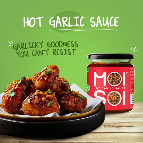 Moi Soi Hot Garlic Sauce - For Stir Fry Marinade | Spread & Dip