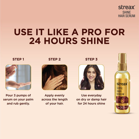 Streax Hair Serum vitalised with Walnut Oil