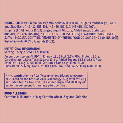 Hocco Shahi Malai Matka Kulfi Ice Cream Cup