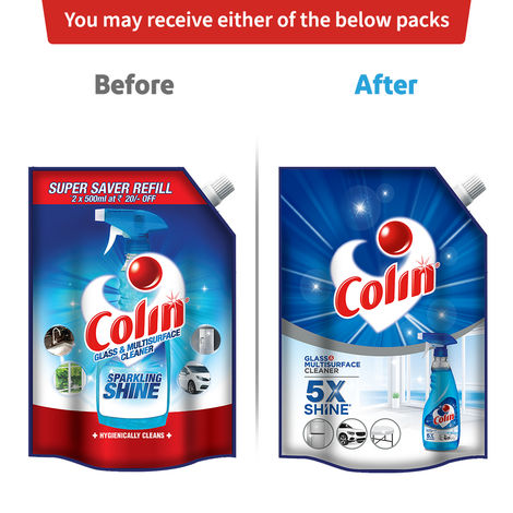 Colin Glass Cleaner & Surface Cleaner Liquid Spray