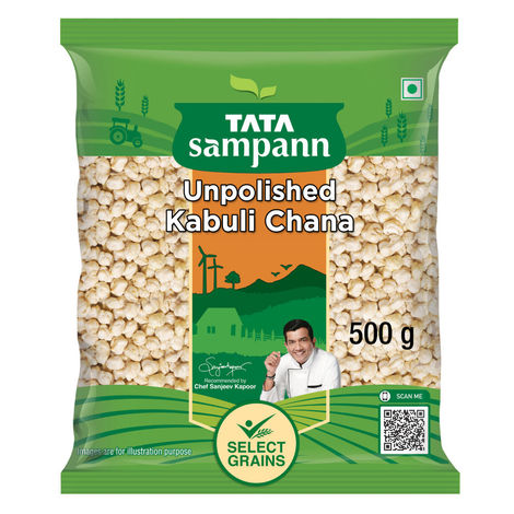 Tata Sampann High Protein Kabuli Chana(500gms) & Tata Sampann Kala Chana(500gms) Combo