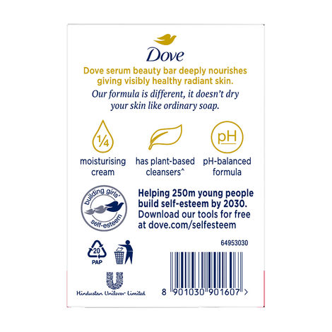 Dove Pink Rosa Beauty Bar - Soft Smooth Moisturised Skin