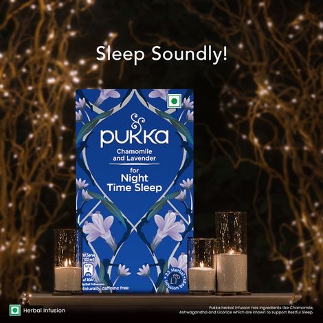 Pukka Chamomile and Lavender for Night Time Sleep I Herbal Infusions