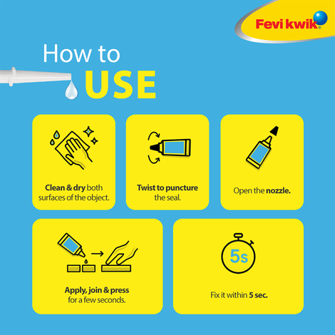 Fevikwik Instant Adhesive (3 gm)