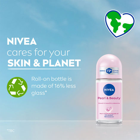 Nivea Deo Roll On Pearl beauty Underarms 72h protection