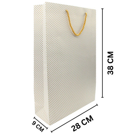 Se7en Printed Paper Bag | Size- 10 x 15 x 4 Inch (Colour May Vary)