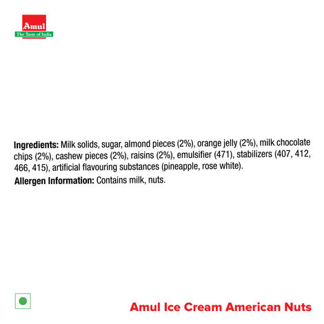 Amul American Nuts Ice Cream Cup