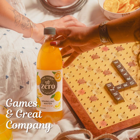 Paper Boat Zero Sugar Yuzu Orange Sparkling Water | Sugar Free Cold Drink