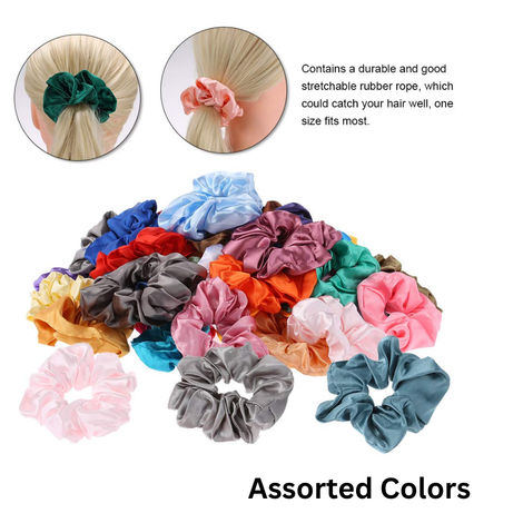 Satin Scrunchies - Assorted
