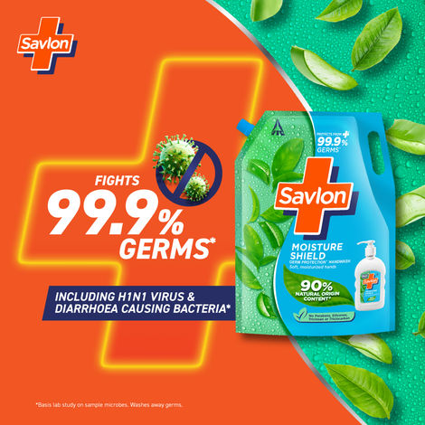 Savlon Moisture Shield Germ Protection Handwash | For soft, moisturized hands