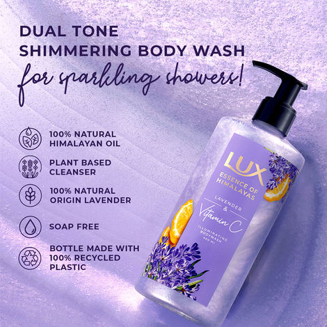 Lux Lavender and Vitamin C Shimmer Body Wash