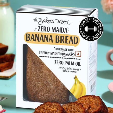 The Baker's Dozen Banana Bread 100% Wholewheat