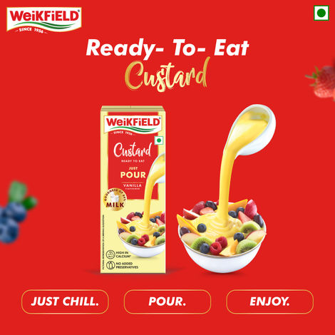 Weikfield Custard Ready To Eat - Vanilla