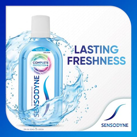 Sensodyne Mouthwash Complete Protection+ (100ml) & Sensodyne Freshgel Tube (150g) Combo