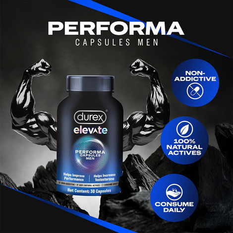 Durex Elevate Performa Shilajit Capsules For Men