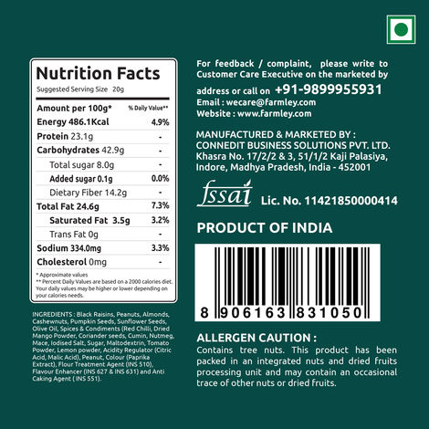 Farmley Snack Mix Dry Fruits- Mexican Peri Peri