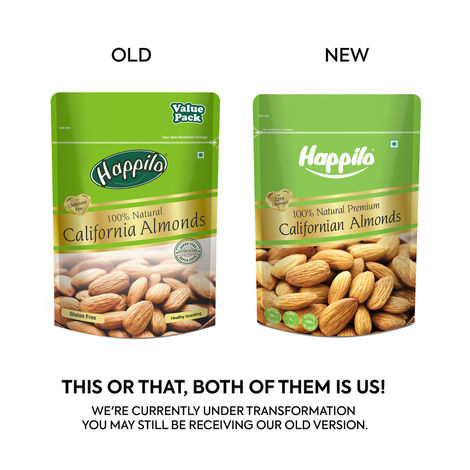 Happilo Premium California Almonds|Badam Giri|Dry Fruits