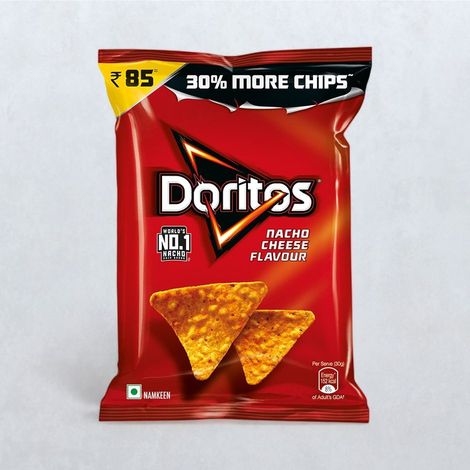Hellmann's Veg Mayonnaise(85gms) & Doritos Nacho Chips - Cheese Flavour(153gms) Combo