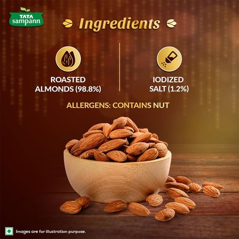 Tata Sampann Classic Salted & Roasted Almonds