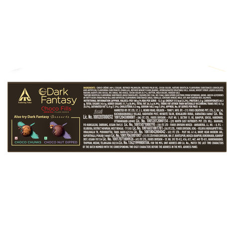 Sunfeast Dark Fantasy Choco Fills, Original Filled Cookies with Choco Crème | Perfect Snack