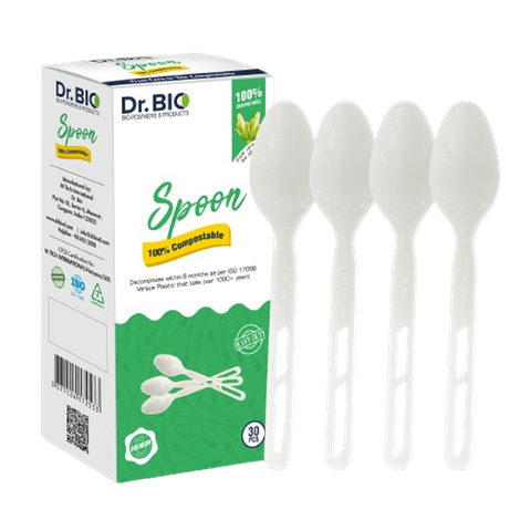 Dr. Bio Compostable Spoons Disposable/Reusable Combo