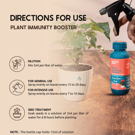 Nurturing Green - Natural Plant Immunity Booster | 250ml concentrate | Liquid Plant Booster