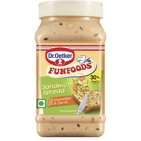 Dr. Oetker FunFoods Veg Cucumber & Carrot Sandwich Spread