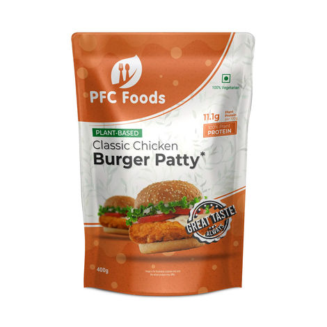 Pfc FOODs Plant Based Classic Burger Patty