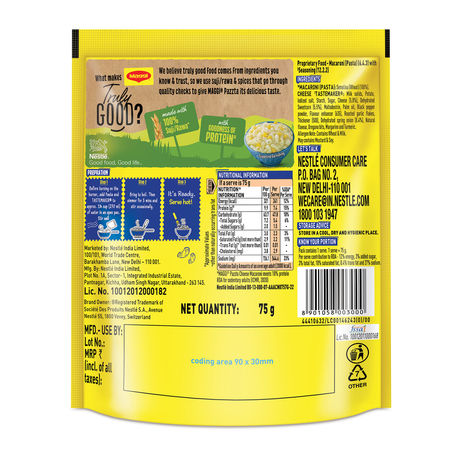 MAGGI Pazzta Instant Pasta - Cheese Macaroni