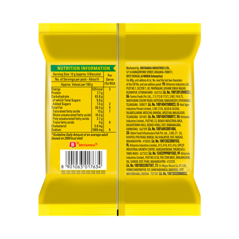 Britannia 5050 Maska Chaska Biscuit