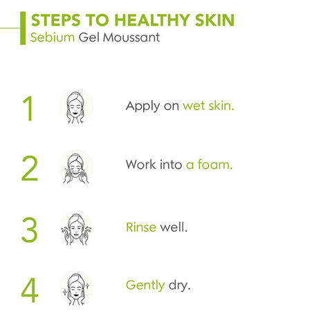 Bioderma Sebium Moussant Purifying Cleansing Gel