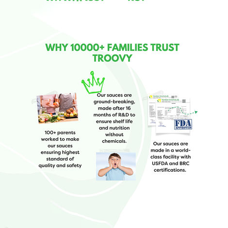 Troovy Healthy Pizza Pasta Sauce & Dip (Chemical-Free)