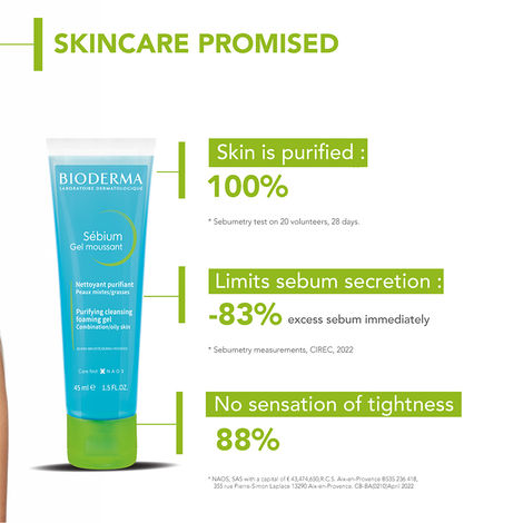 Bioderma Sebium Moussant Purifying Cleansing Gel
