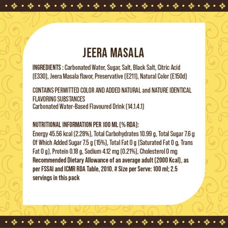 3 Sisters Jeera Masala Soda