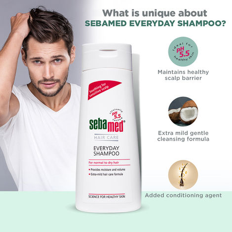 Sebamed Everyday Shampoo | pH 5.5 | Soothing for sensitive scalp