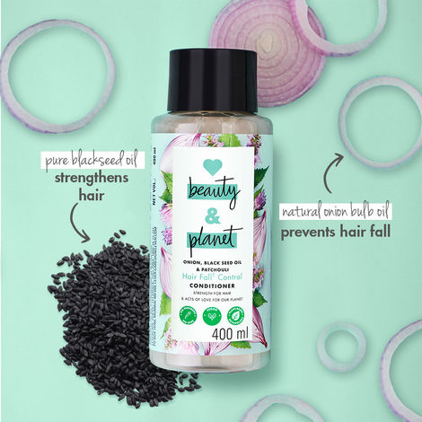 Love Beauty & Planet Onion, Blackseed & Patchouli Hairfall Control Conditioner