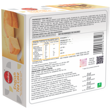 Winkies English Tea Cake