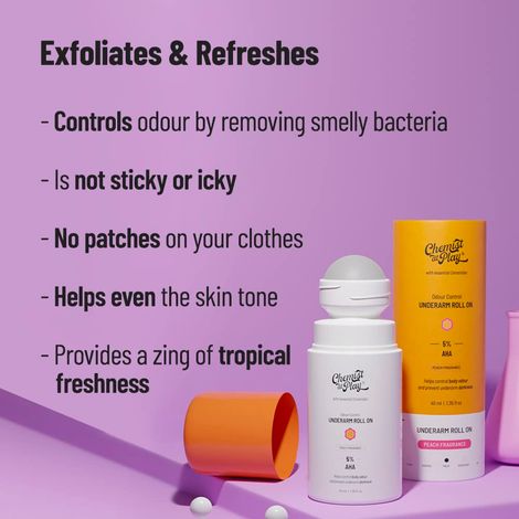 Chemist at Play Underarm Roll On - Peach Combo