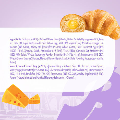 Bauli Moonfils Croissants Sweet Cheese Creme