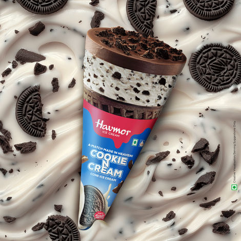 Havmor Cookie N Cream Cone