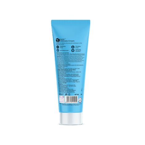 Arth By Emcure Intimate Care Cream | pH 3.5 - 4.5 with Tea Tree Oil | For Dryness & Itch Relief