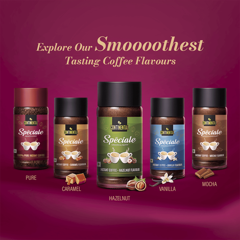 Continental Speciale Hazelnut Flavored Instant Coffee