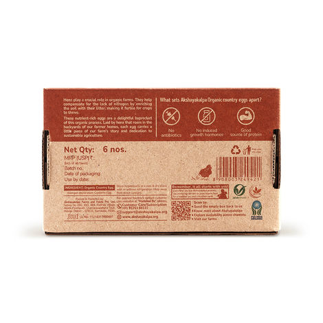 Akshayakalpa Organic Country Brown Eggs