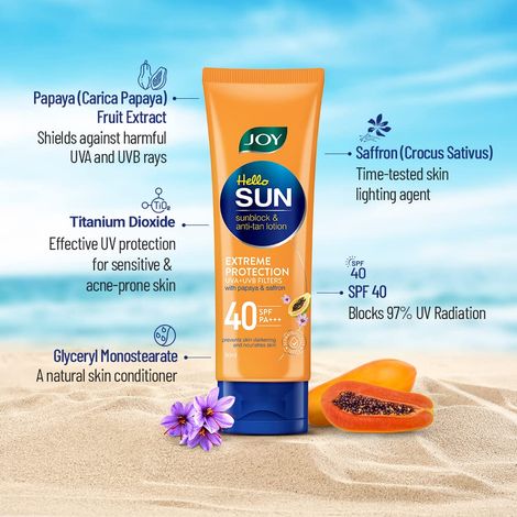 Joy Hello Sun Sunblock & Anti-Tan Lotion SPF 40 PA+++