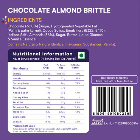 Nova Nova Chocolate Almond Brittle Gift Box