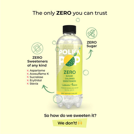 Polka Pop Lemon and Lime Sparkling Water