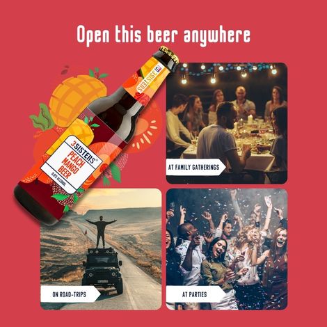 3 Sisters Peach and Mango Non Alcoholic Beer