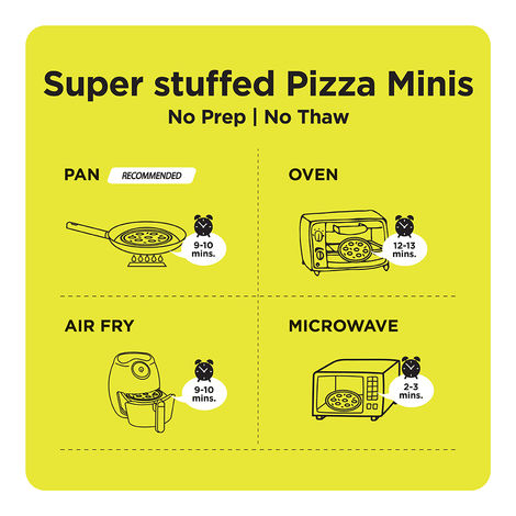 Prasuma Pizza Minis - Veg Supreme